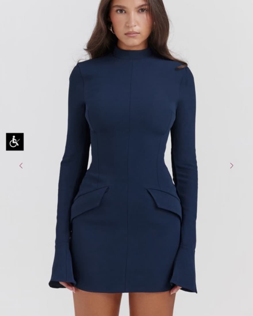 House Of CB Navy Mini Dress   - Image 2