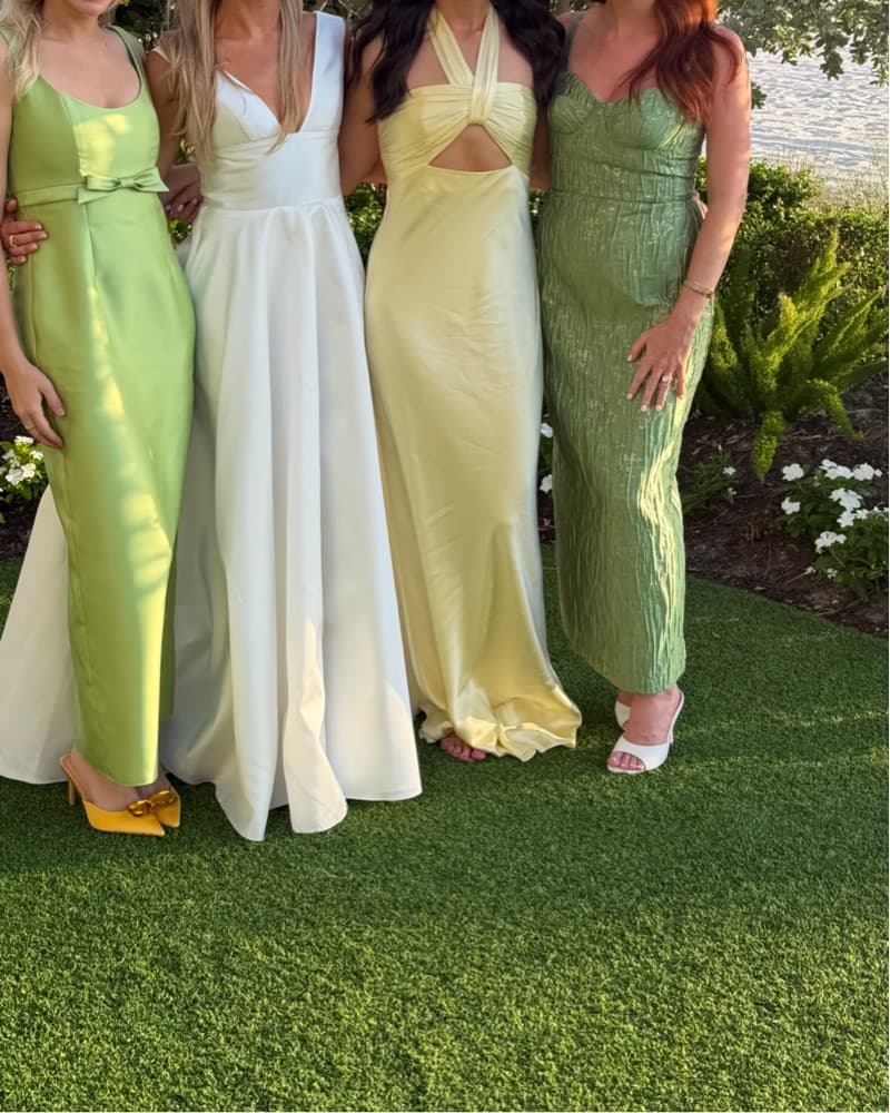 Shona Joy Yellow Halter Maxi Dress - Image 5
