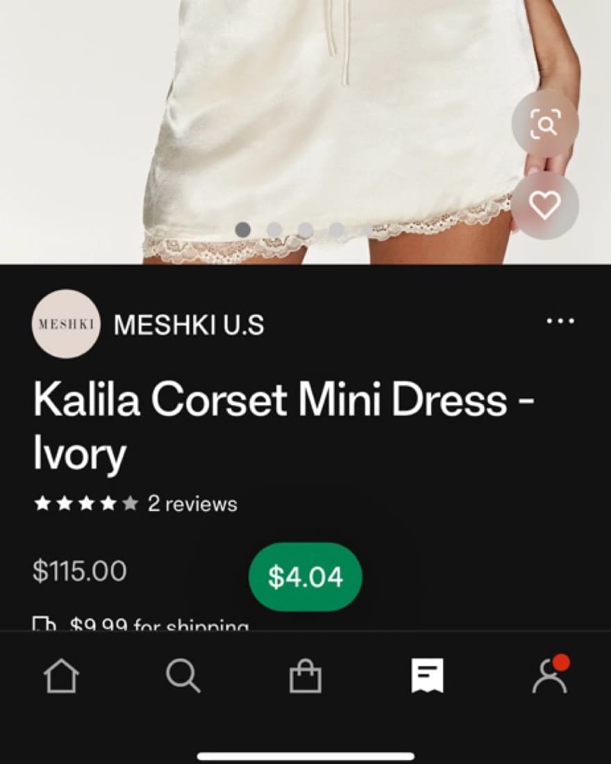 Meshki White Corset Dress - Image 2
