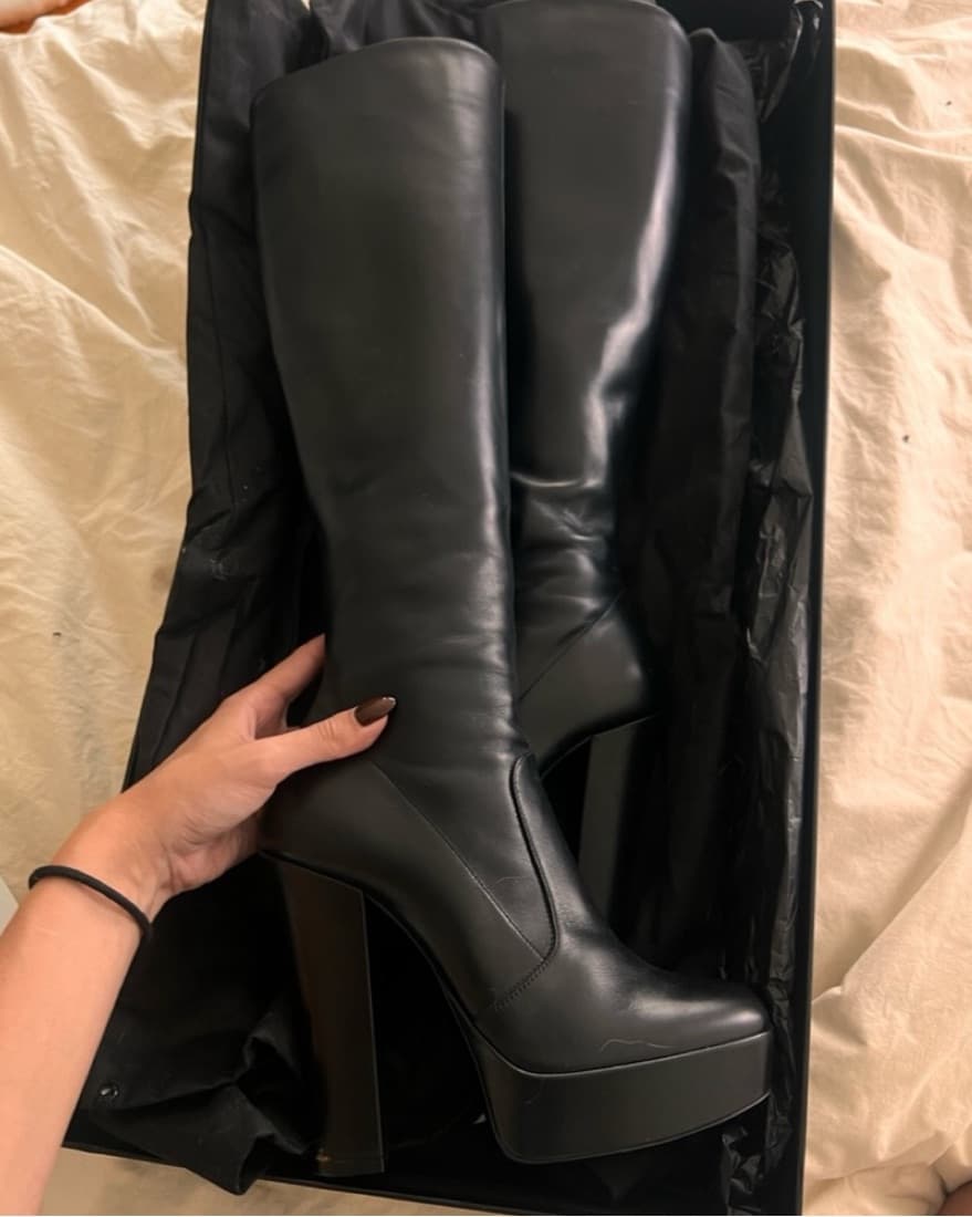 Saint Laurent Knee High Boots - Image 1