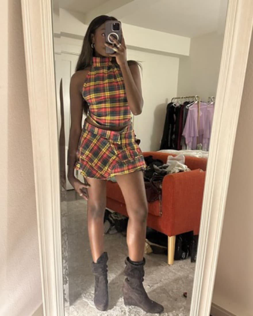 Harper Collective Two Piece Flannel Set  - Image 2