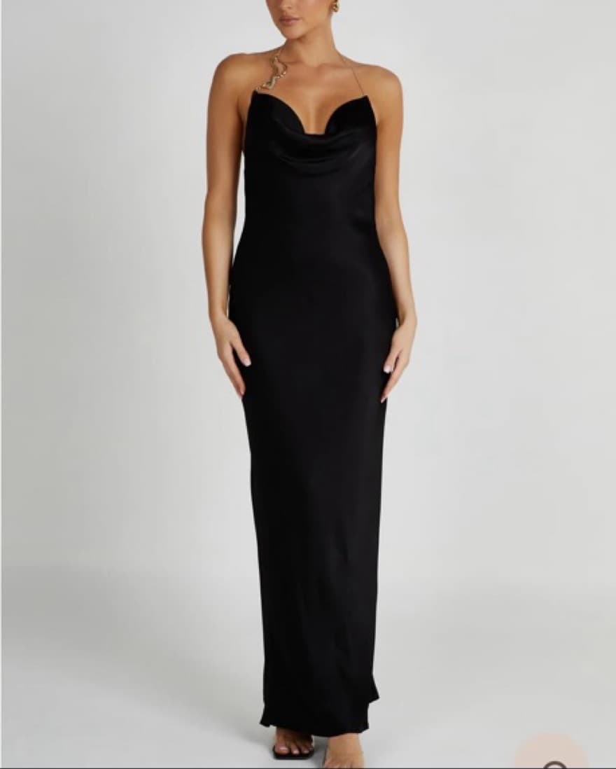 meshki open back formal dress - Image 1
