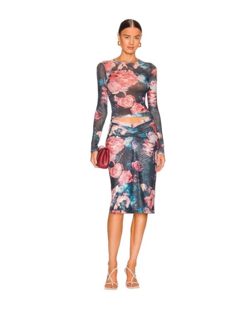 Miaou Rose Sheer Top - Image 4