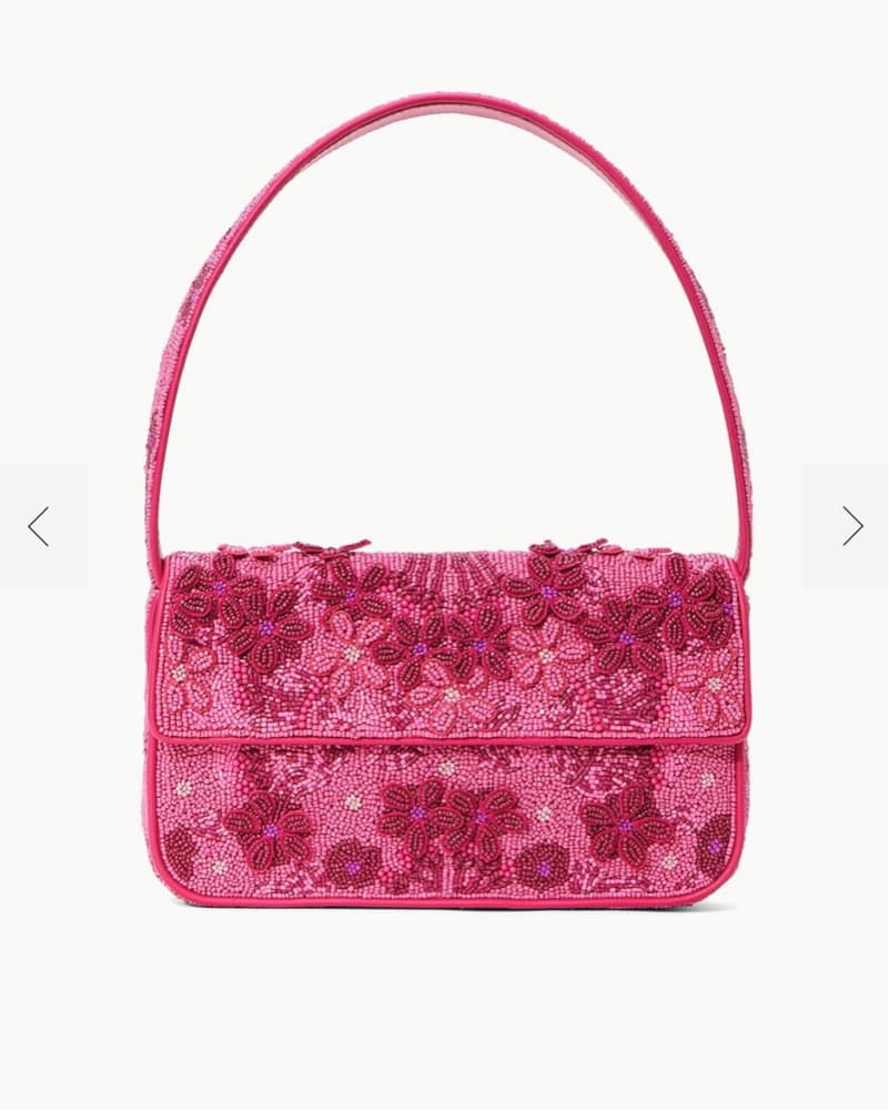 Staud Tommy Beaded Bag In Blossom - Image 1