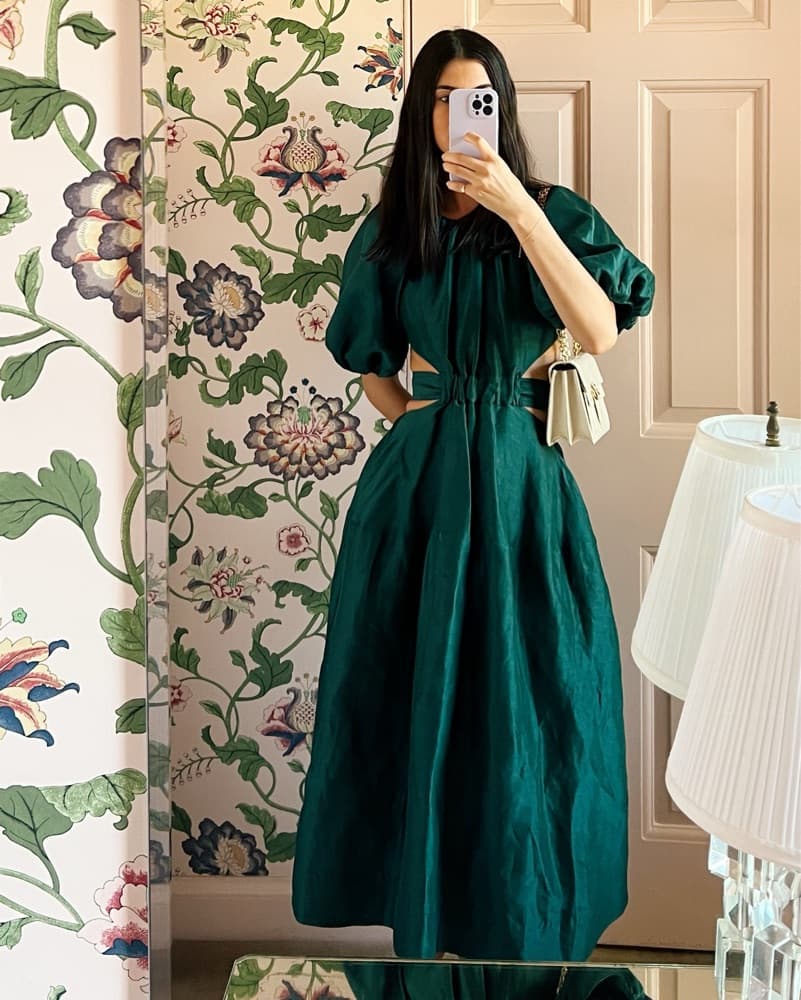 Aje Emerald Green Dress - Image 1