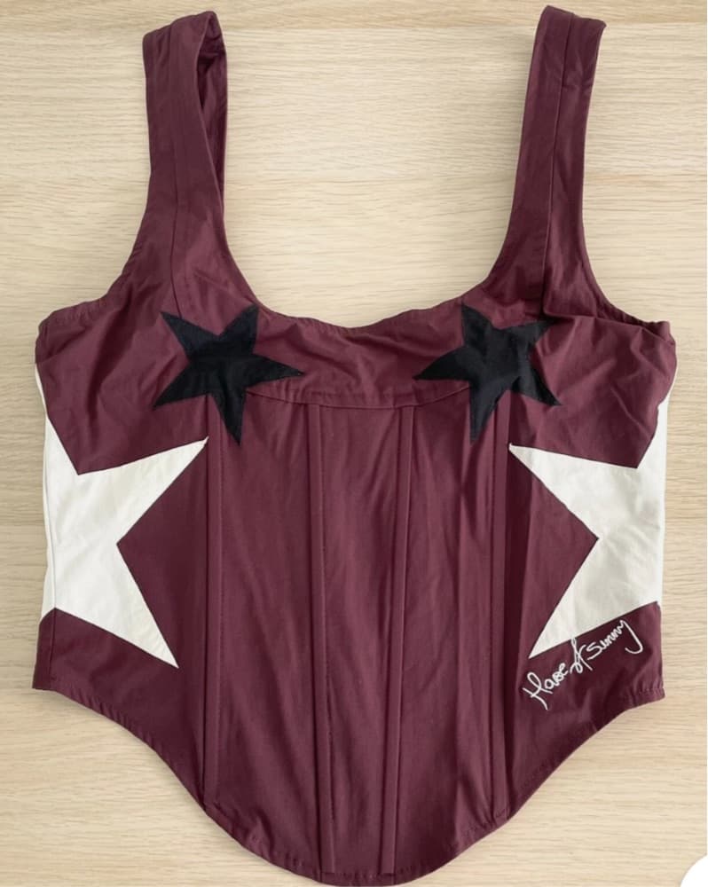 House Of Sunny Saloon Corset Top - Image 1