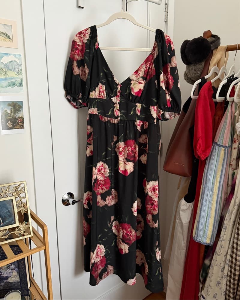 Stunning Floral Wrap Dress - Image 6