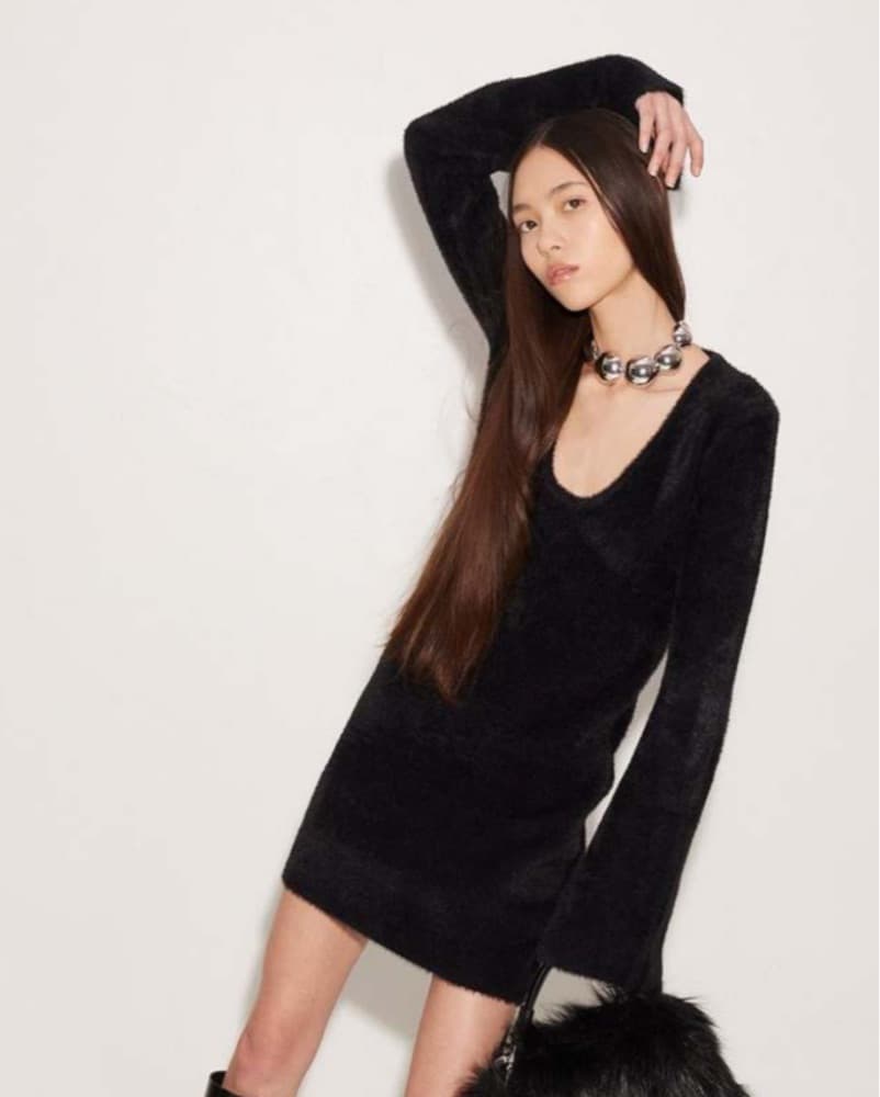 Simon Miller Pop Dress in Black - Image 2