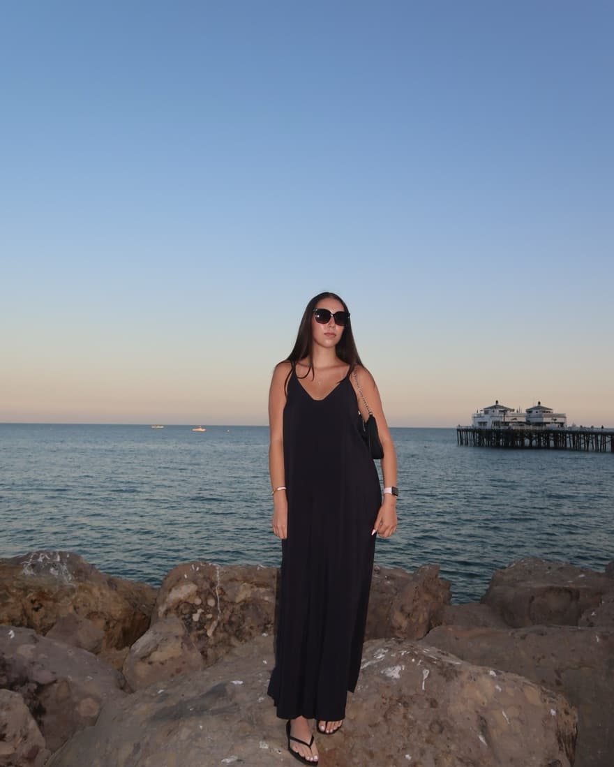 Black Flowy Voluminous Dress  - Image 2