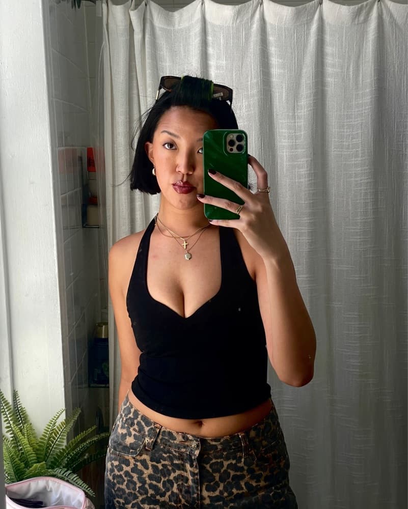 Black Princess Polly Halter Top  - Image 1