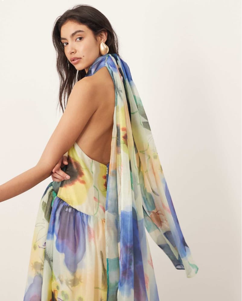 ARRANGE Halterneck Maxi Dress  - Image 2