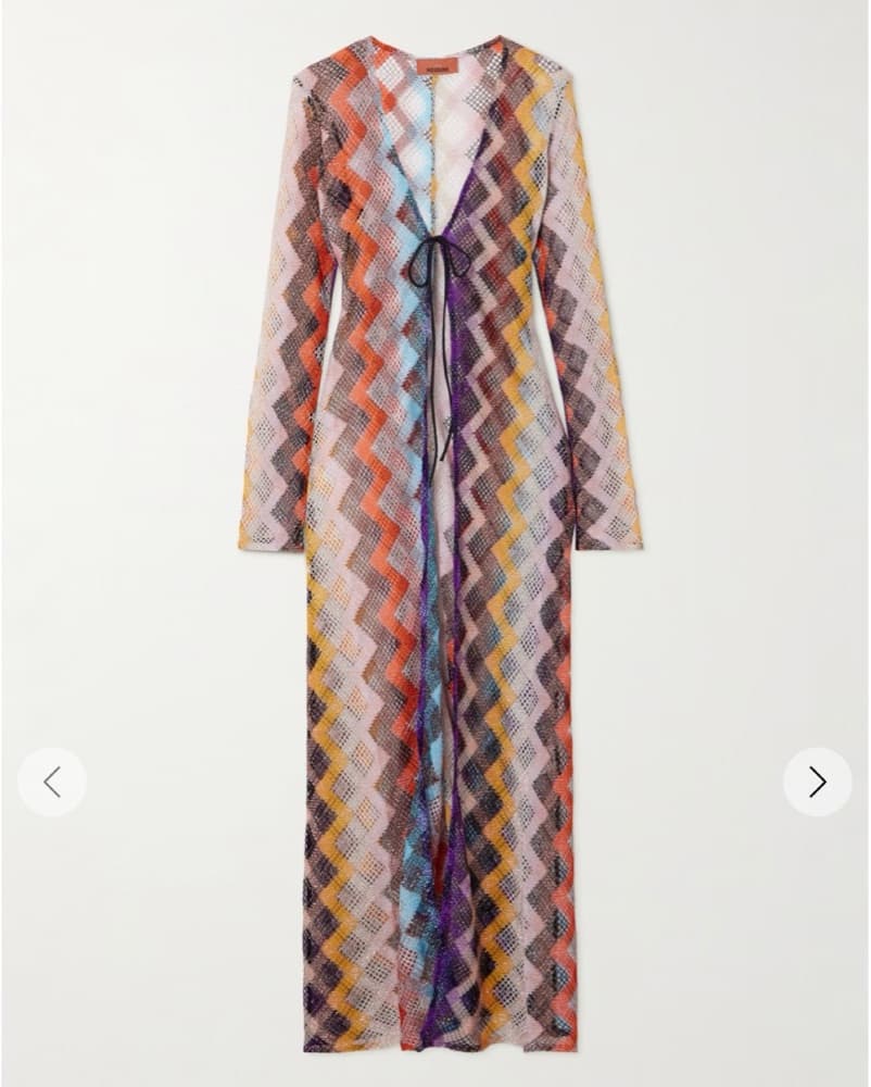 Missoni Tie Front Coverup - Image 4