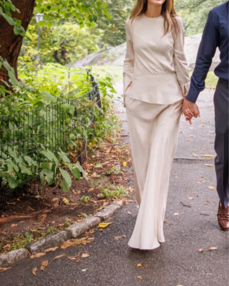 Brandon Maxwell Ivory Maxi Dress - Image 5