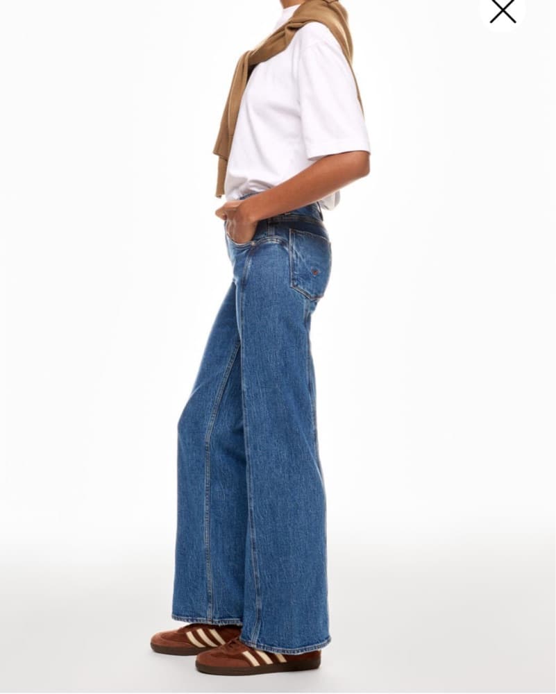 Hudson Lexi Seamed Wide Leg Jean  - Image 4