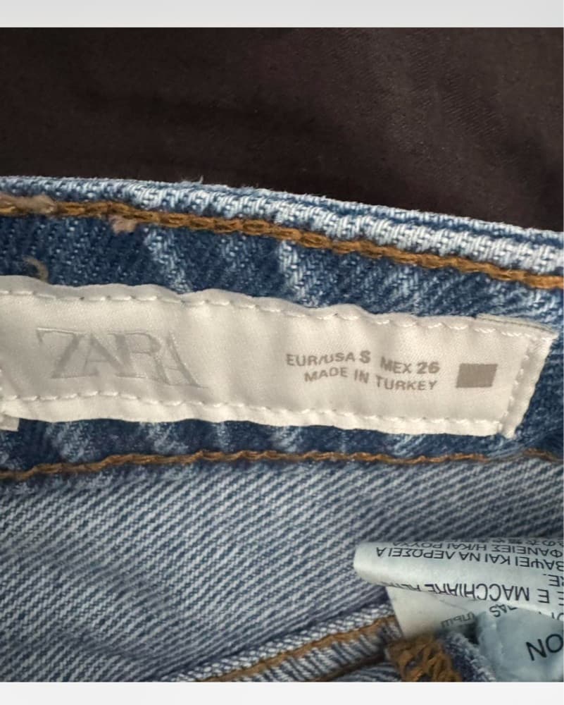 Crossover Denim Skirt  - Image 2