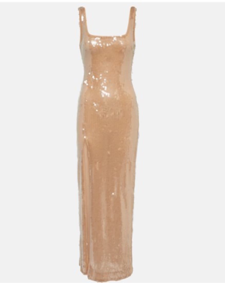 STAUD Le Sable sequined maxi dress - Image 1