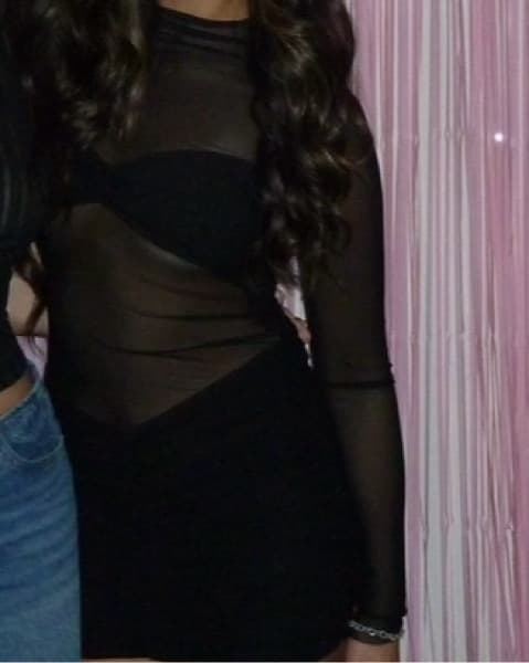 Mini Black Dress - Image 4