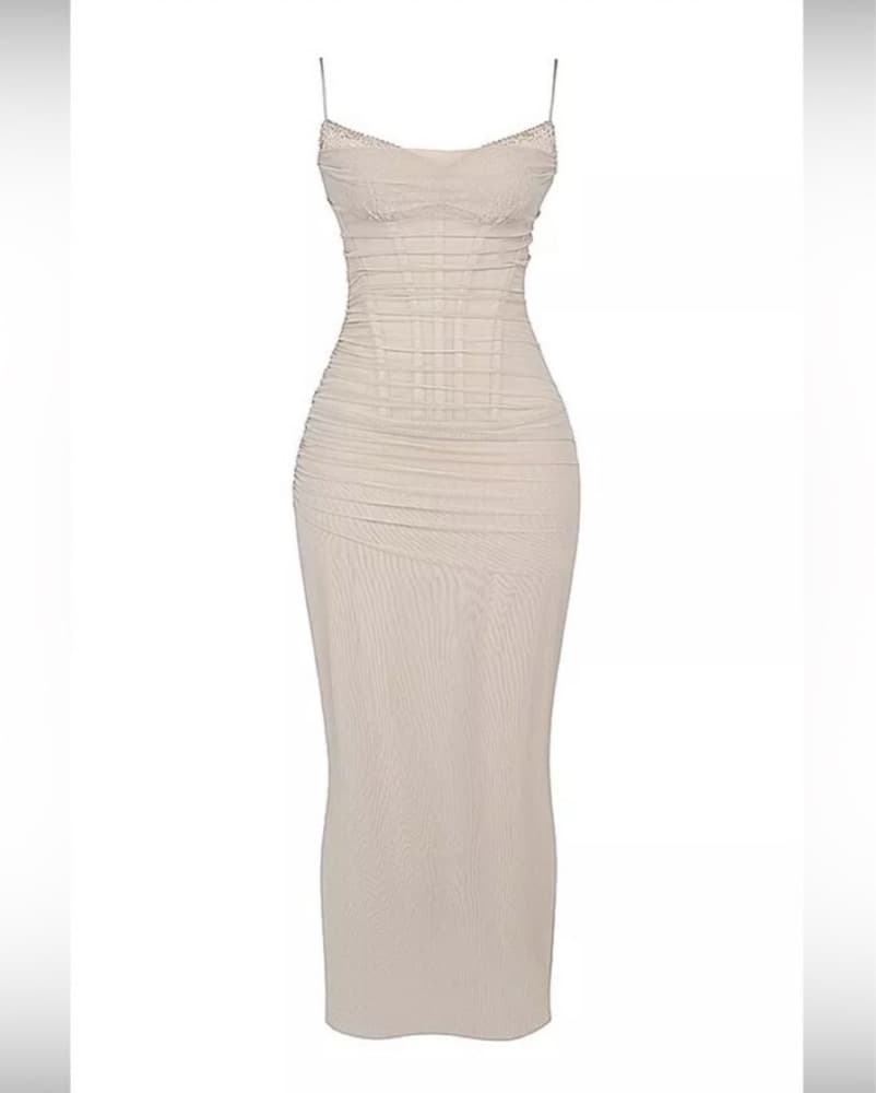 House of CB NALINI SAND MAXI DRESS Lp - Image 4