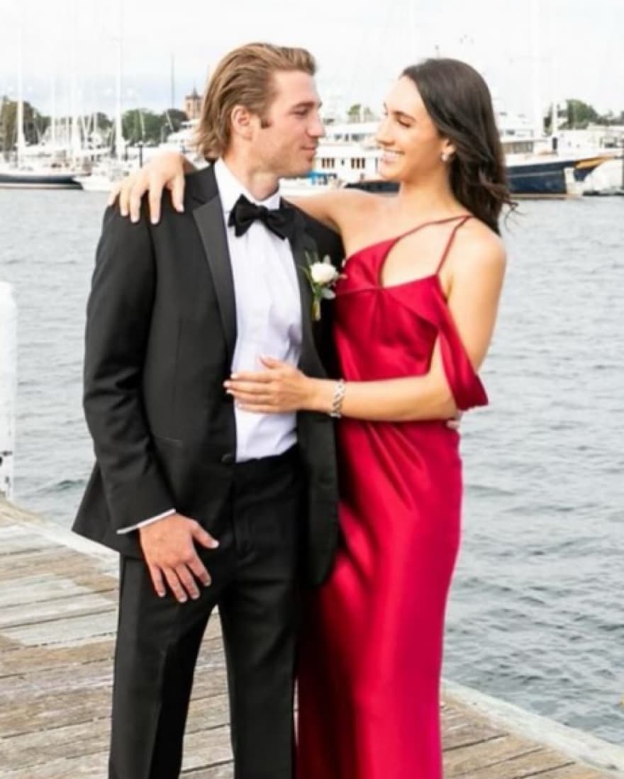Michelle Mason Split Neckline RubyDress  - Image 5