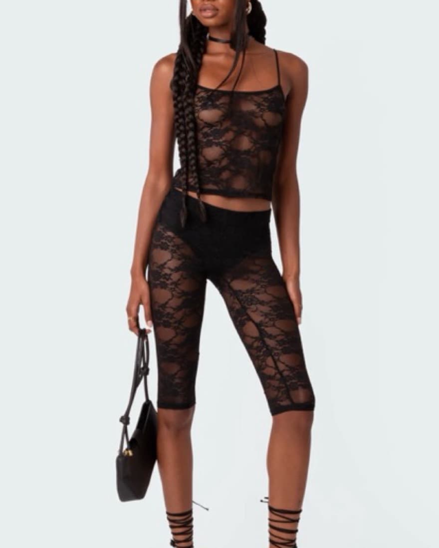 Edikted Lace Capri Set - Image 3