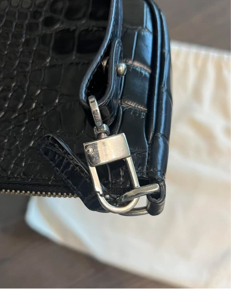 By Far Rachel Croco Shoulder Bag - Image 3