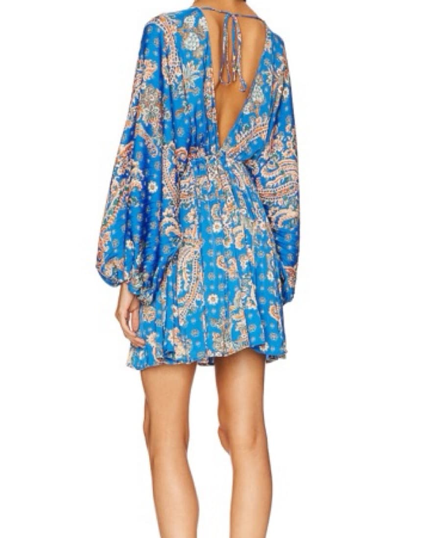 Free People Printed Mini Dress - Image 3