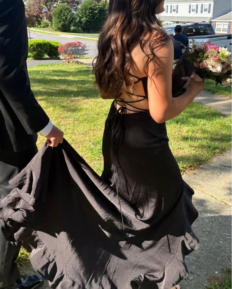 Black La Femme Gown - Image 4