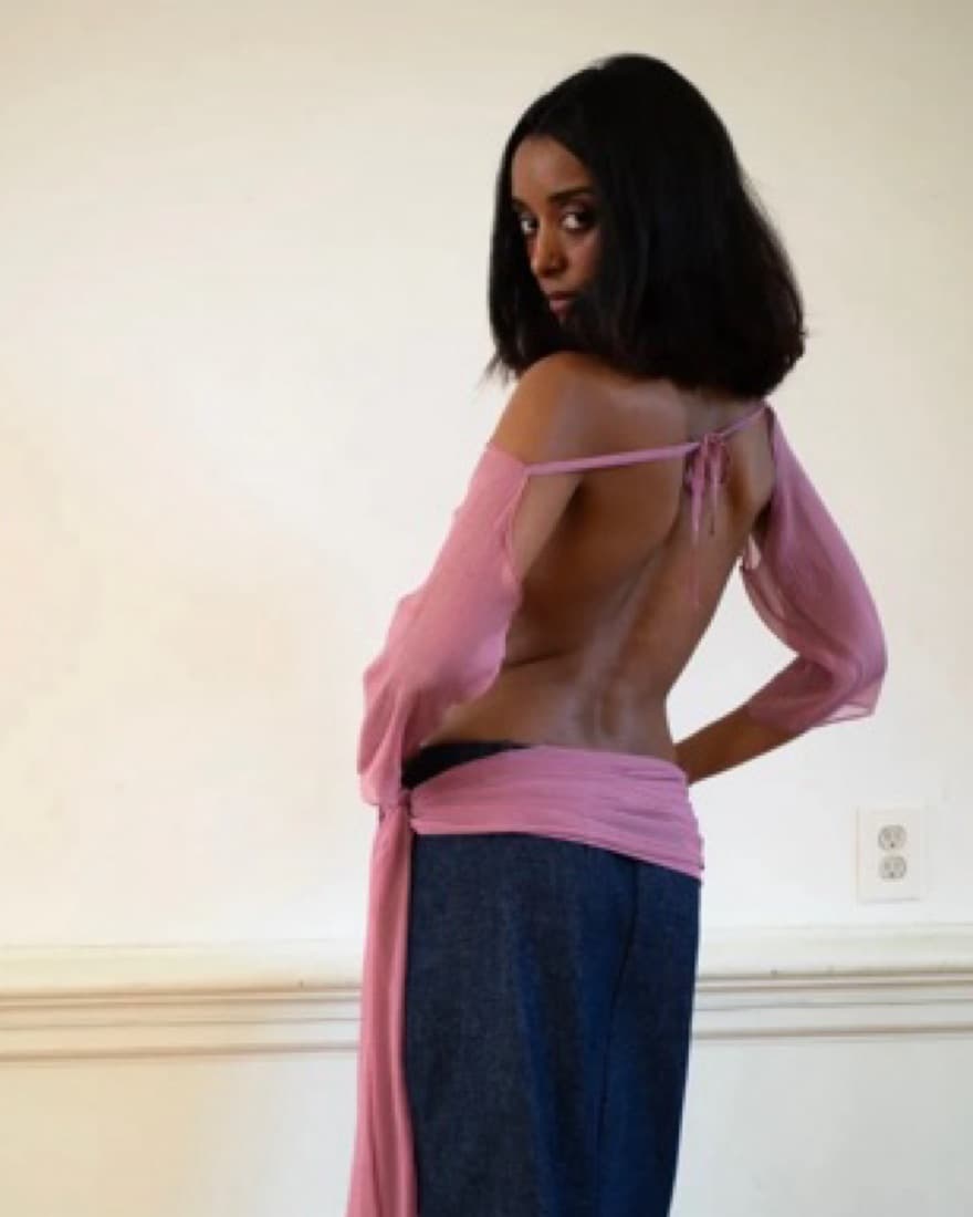 Mauve Sheer Shrug  - Image 2