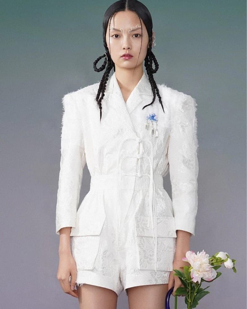 Silk Jacket Bodysuit  - Image 1