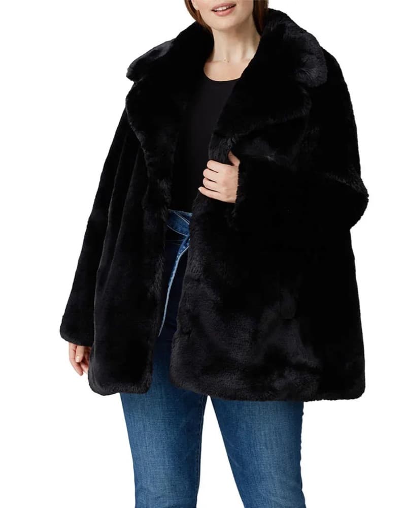 Chic Faux Fur Coat - Image 2