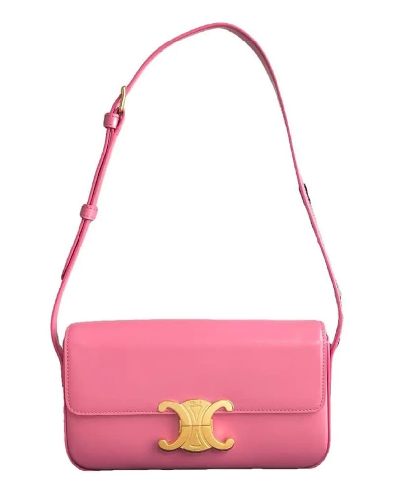 Celine Triomphe Bag In Pink Flamingo - Image 1