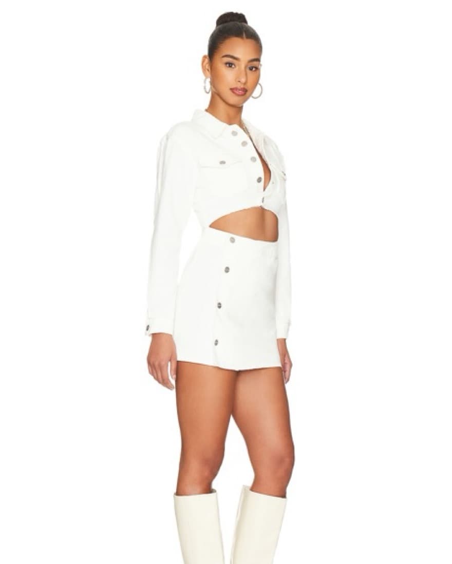 Mika Button Front Dress - Image 3