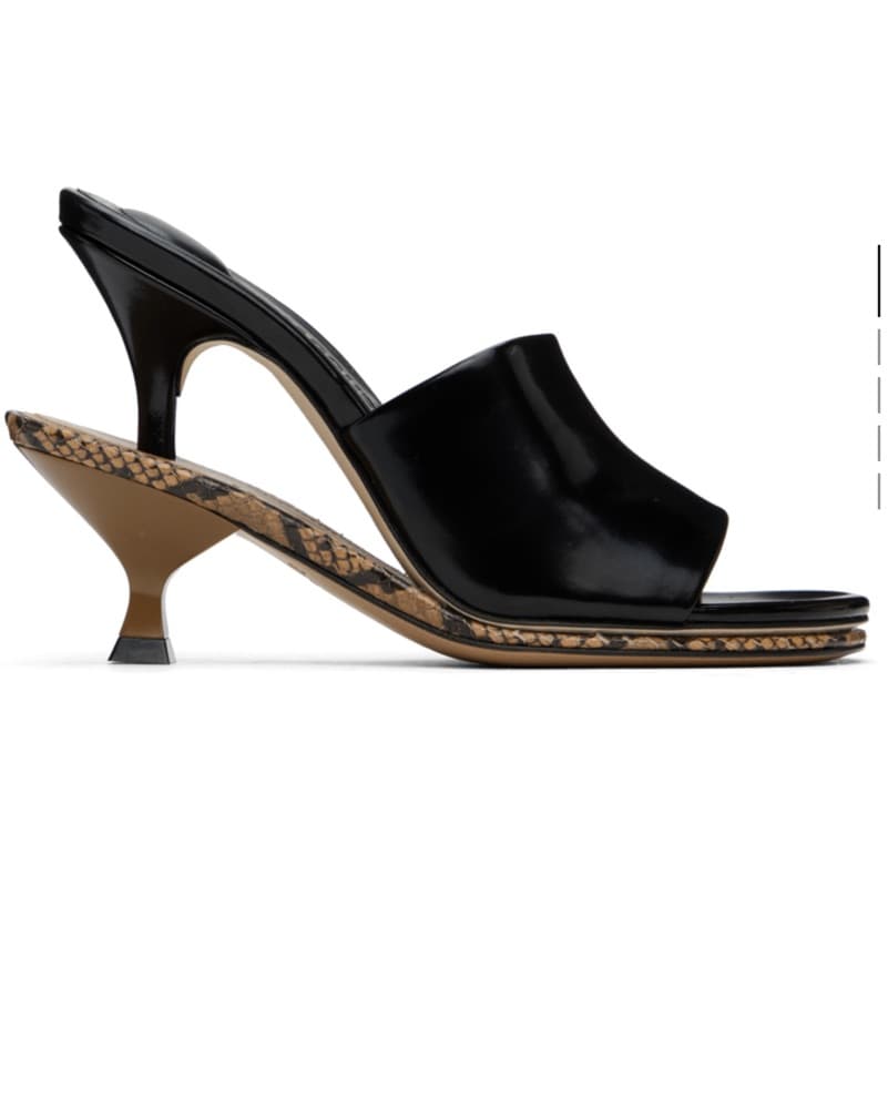 Black Jacquemus Double Mule Heels by Jacquemus | Pickle