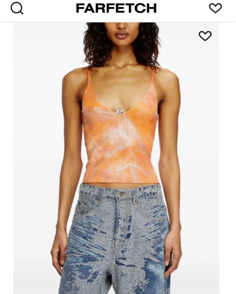 Diesel M-Ismina Knit Tank Top  - Image 2