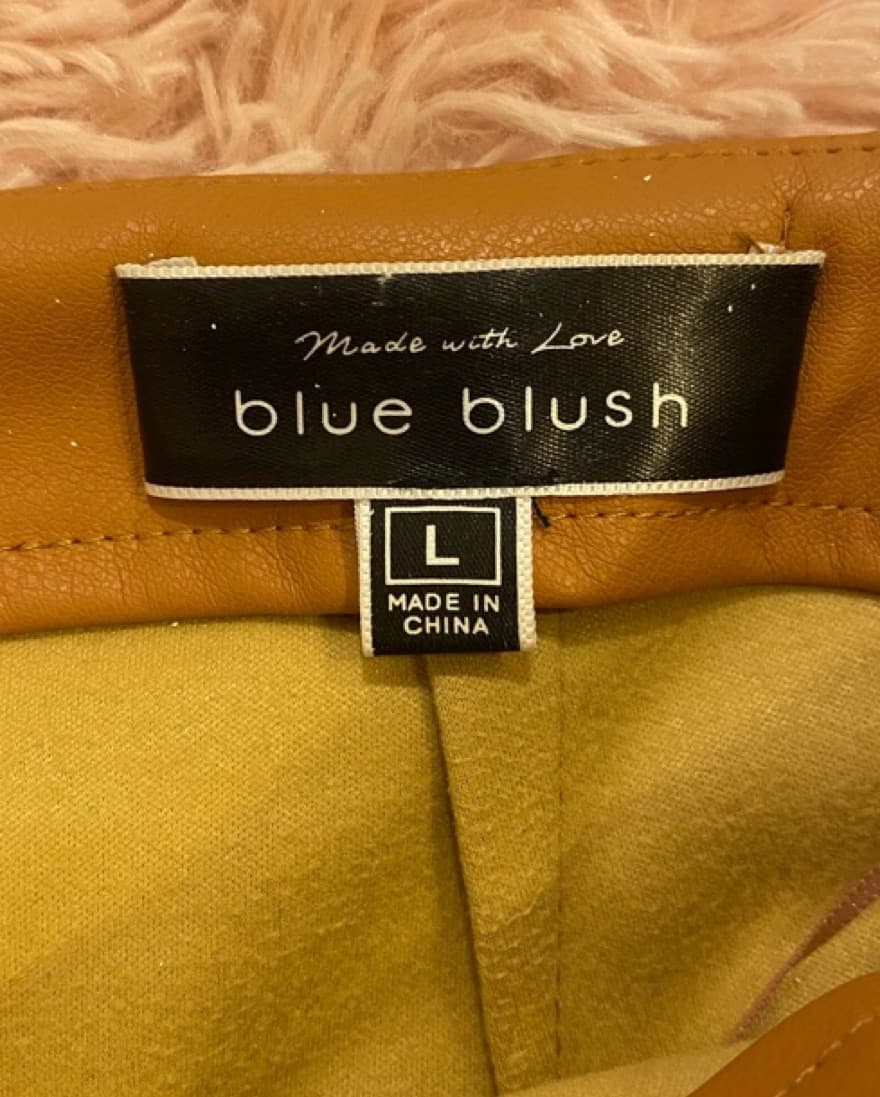 Brown Leather Skort - Image 4