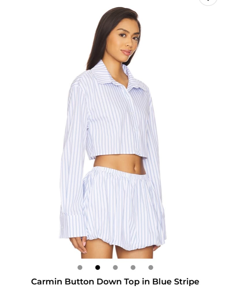 Carmin Button Down & Carmin Mini Skirt  - Image 2