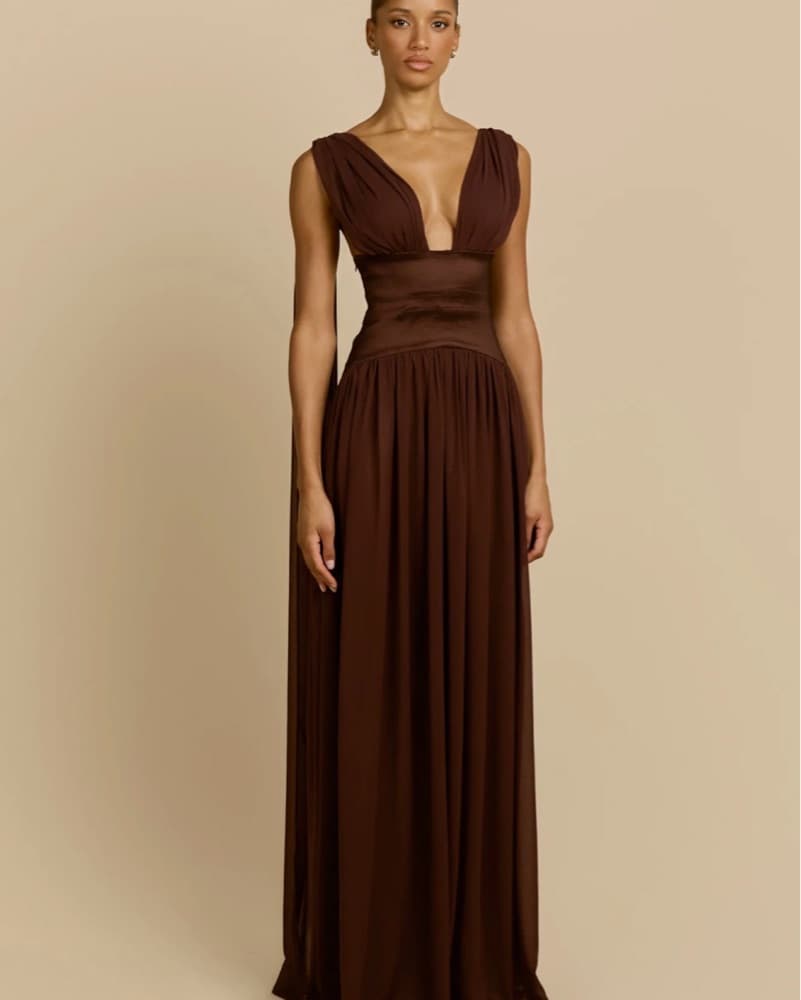 Arcina Ori Brown Formal dress - Image 1