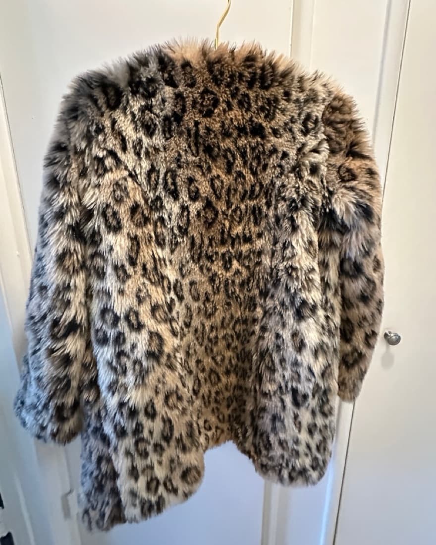 Leopard Faux Fur Jacket - Image 4