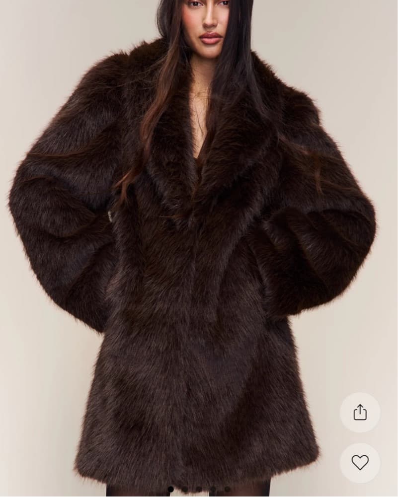 Danielle Guizio Roxie Faux Fur Coat  - Image 1