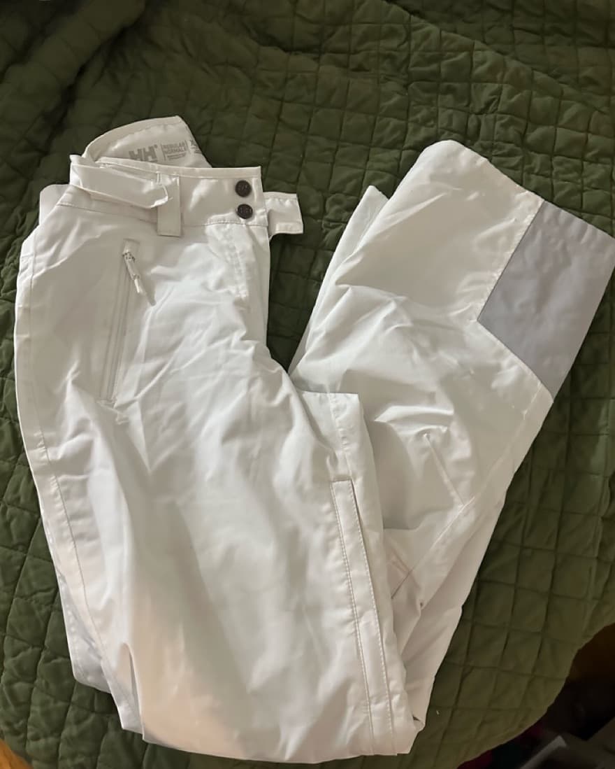 White Helly Hansen Ski Pants - Image 4
