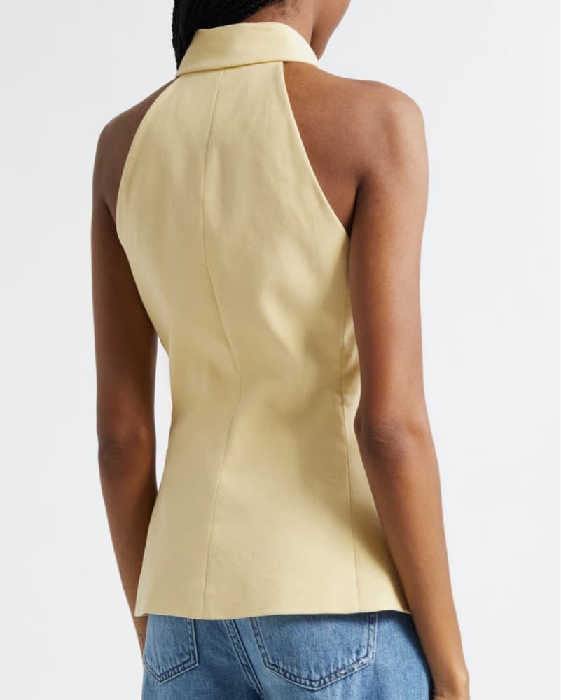 Chic Sleeveless Buttoned Vest - Image 2