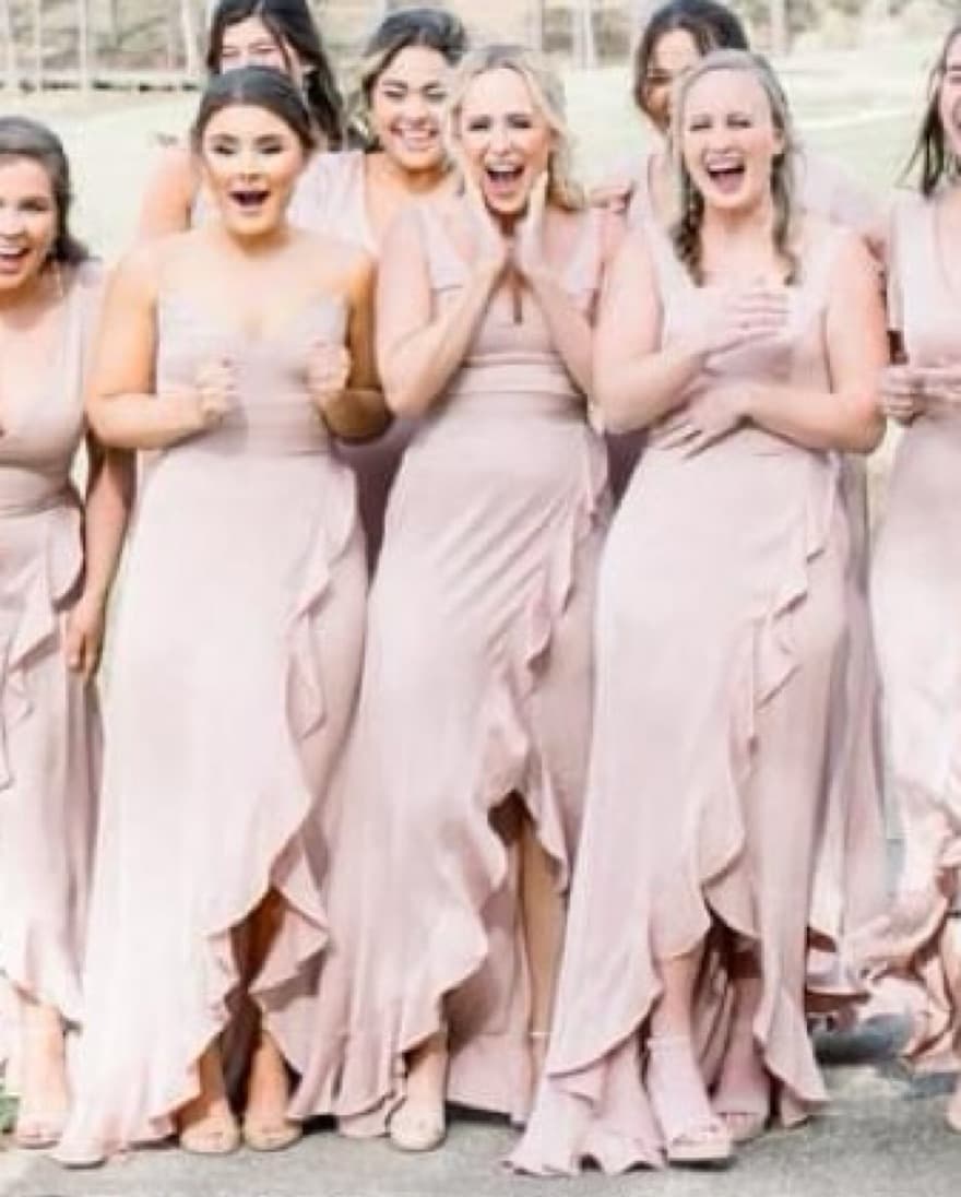 Blush Pink Formal Dress - Image 1