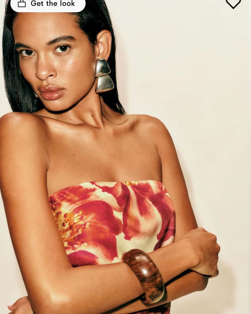 Spritz Silk Top In Summer Day - Image 3