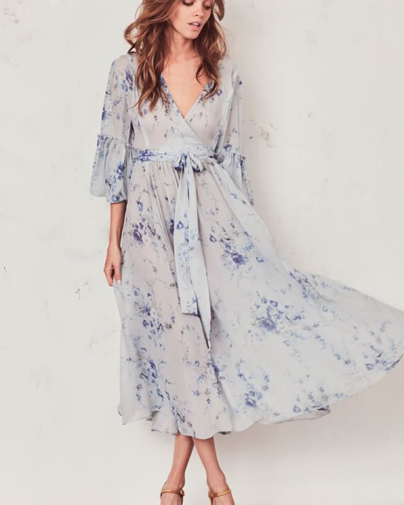 LoveShackFancy Blue Dress  - Image 4