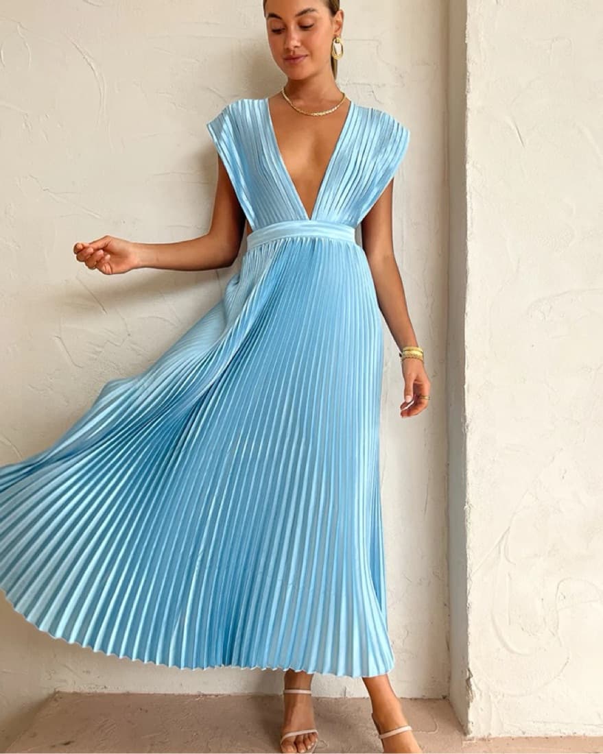 L’idee Gala Gown In Summer Blue (Rare!) - Image 2