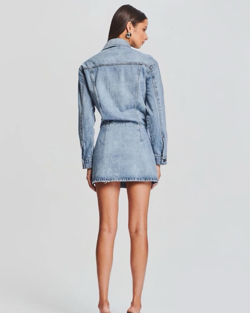 RETROFETE Laura Denim Dress  - Image 5