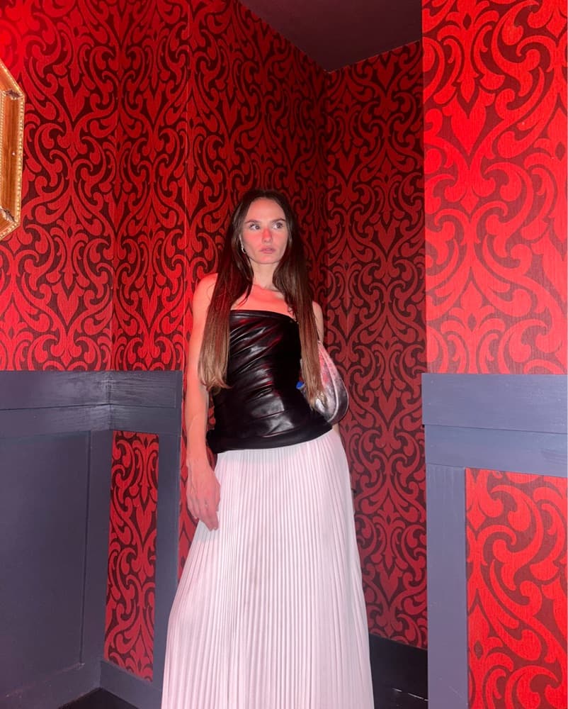 Simkhai | Arie Pleated Maxi Dress - Image 4