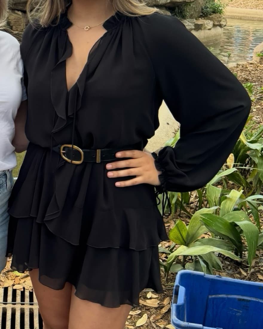 Aritzia Black Amerie Dress - Image 1