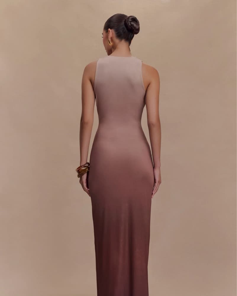 Mocha Maxi Dress - Image 4