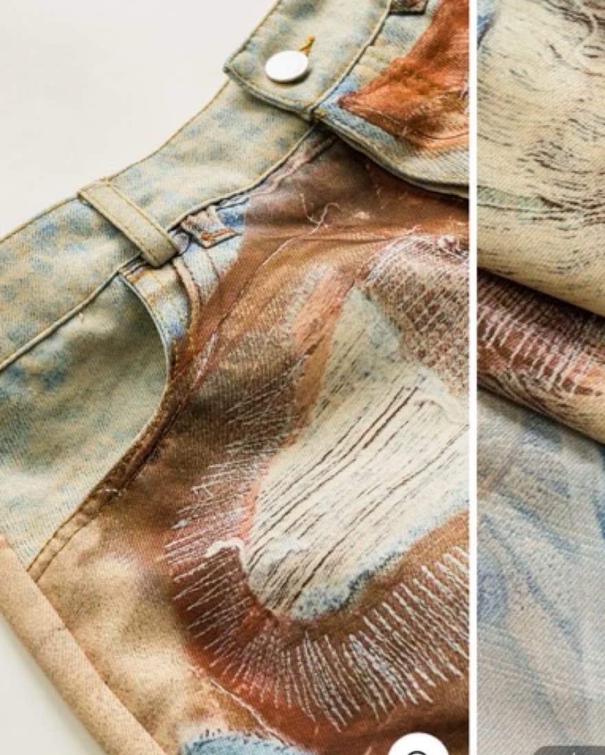 Distressed Washed out Desert Jeans  - Image 3